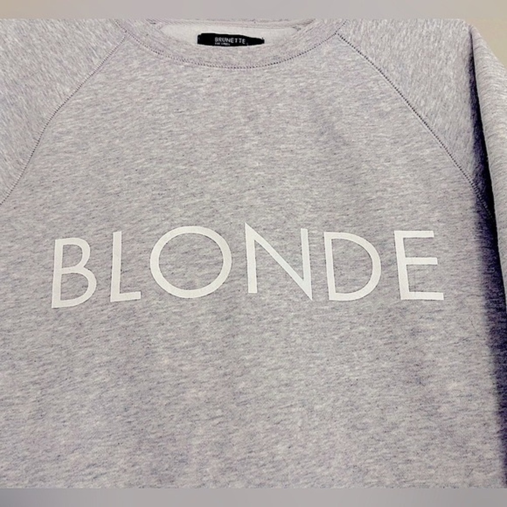 BLONDE Grey Crewneck Sweatshirt - Men - Picture 5 of 8